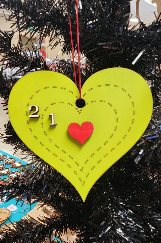 Heart Grew 3 Sizes That Day Ornament